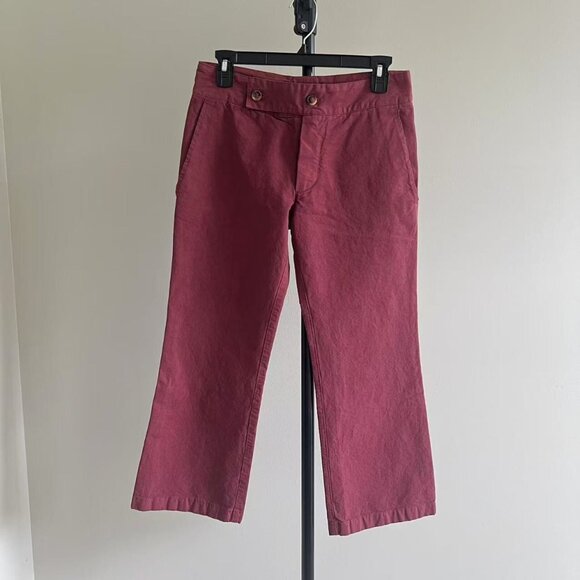 Marni Cotton Women's Straight Pants W29 Waist 29 inches